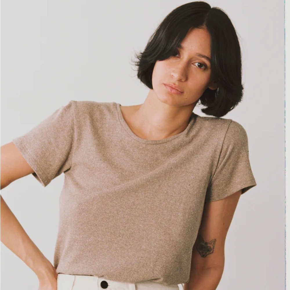 OZMA- Regen Silk Noil Jersey Tee